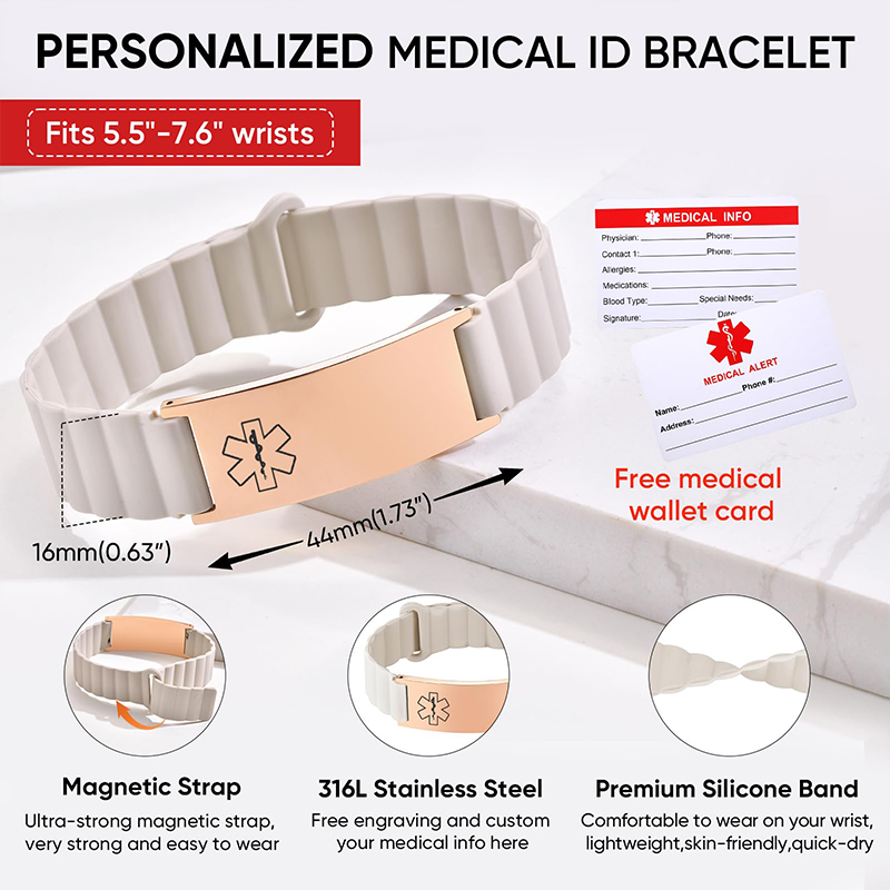 Individuelles Medizinisches ID – Fitness Tracker Band Bewertung und Preis